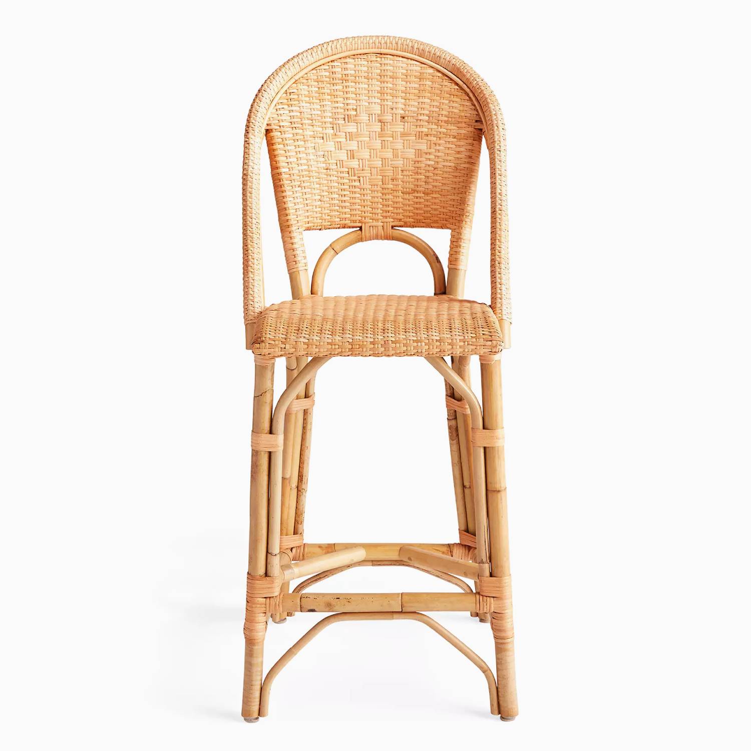Java Line Rattan Bar Stool Set