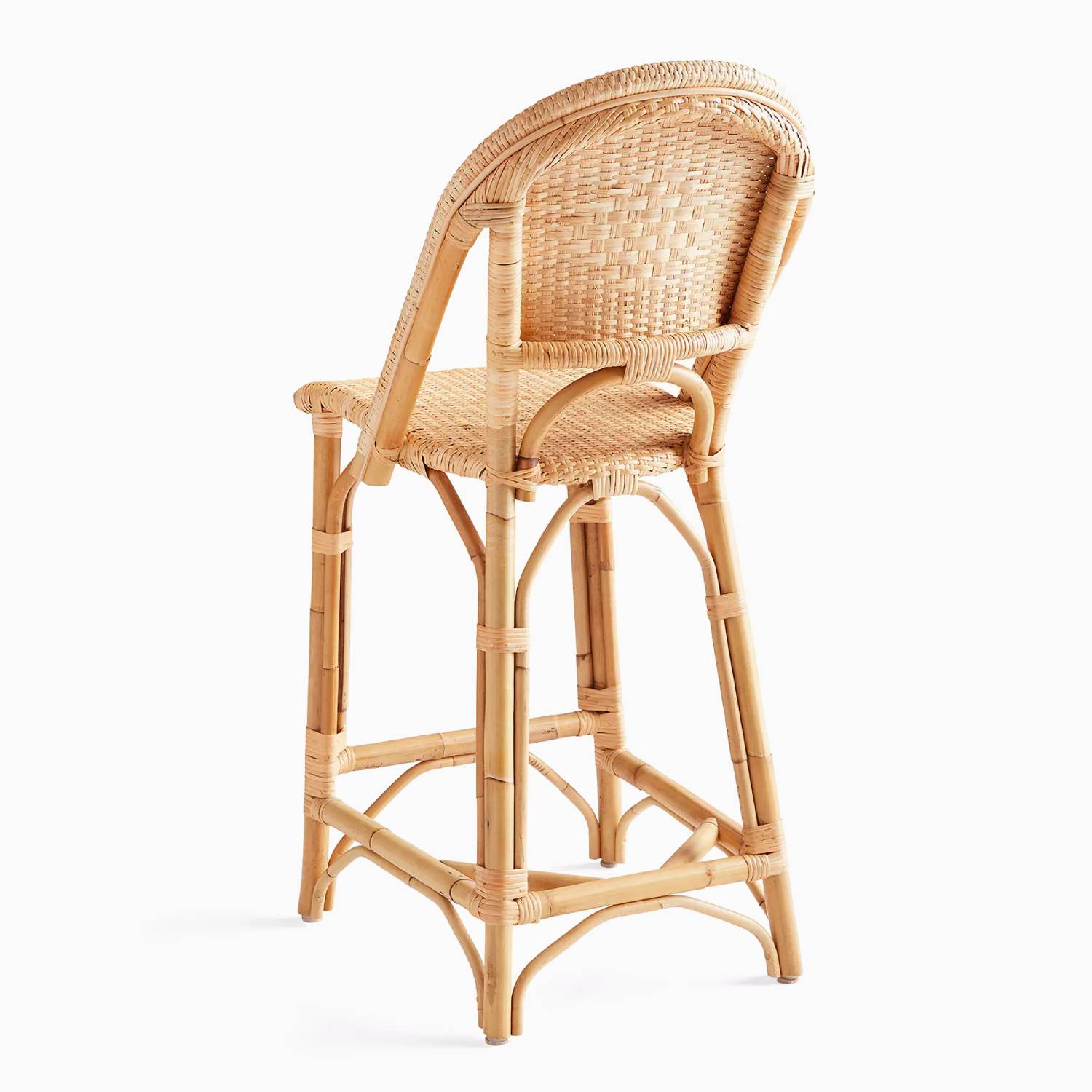 Java Line Rattan Bar Stool Set