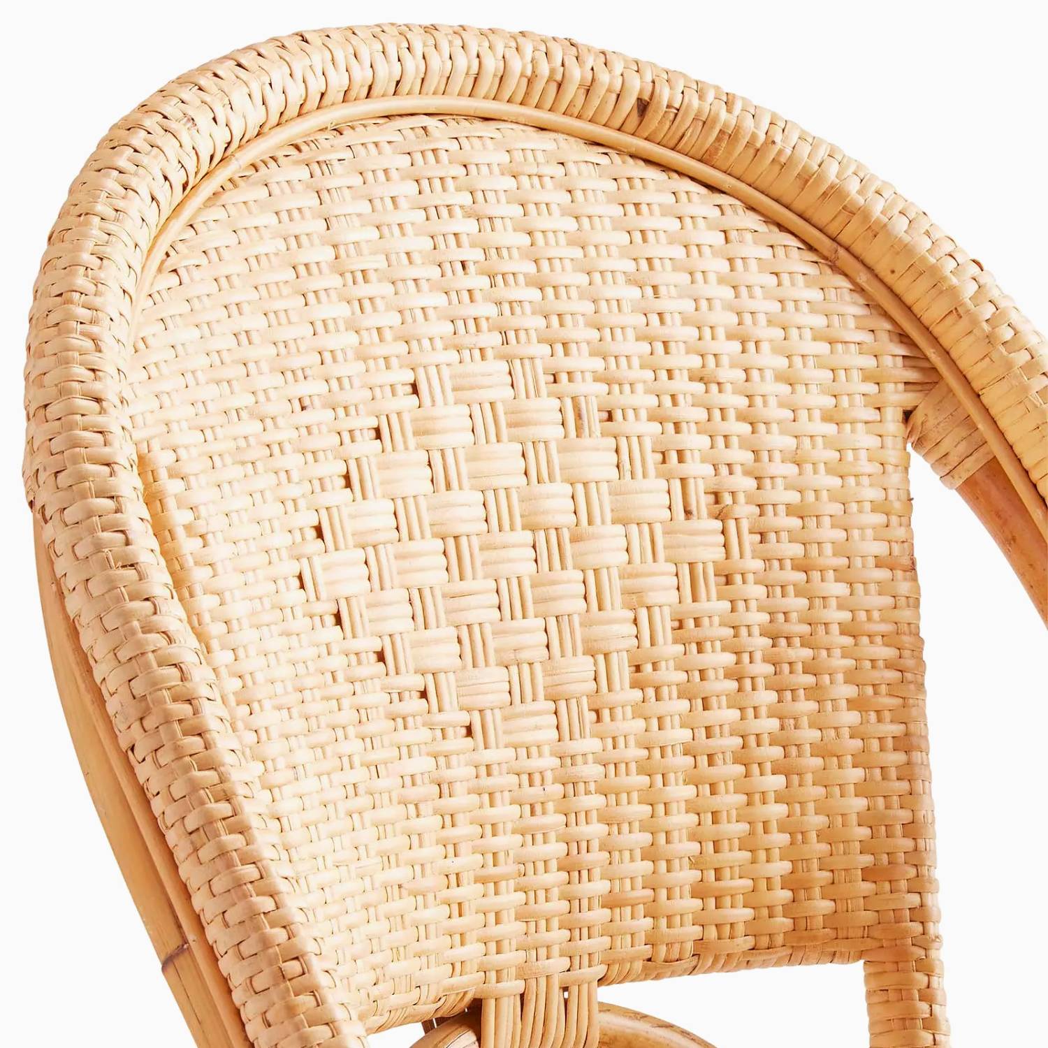 Java Line Rattan Bar Stool Set